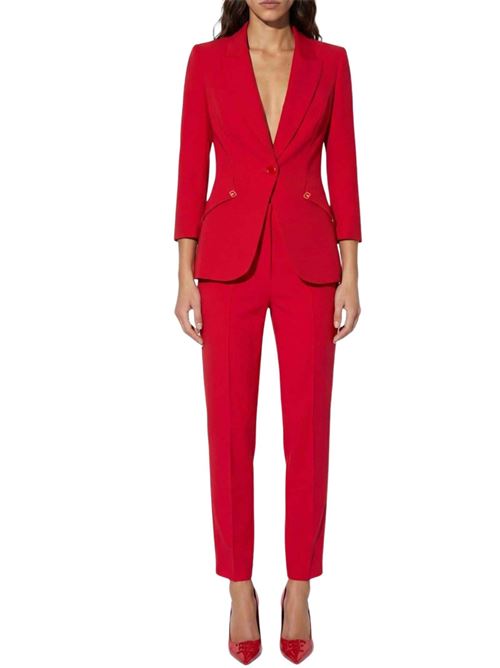 Blazer in crêpe e raso Elisabetta Franchi | GI27567E2CG5